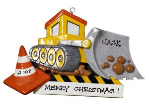 Construction Site Personalised Christmas Decoration 