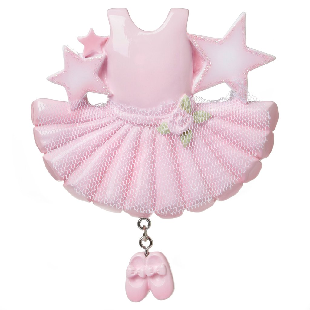 Ballerina Outfit Personalised Christmas Ornament 