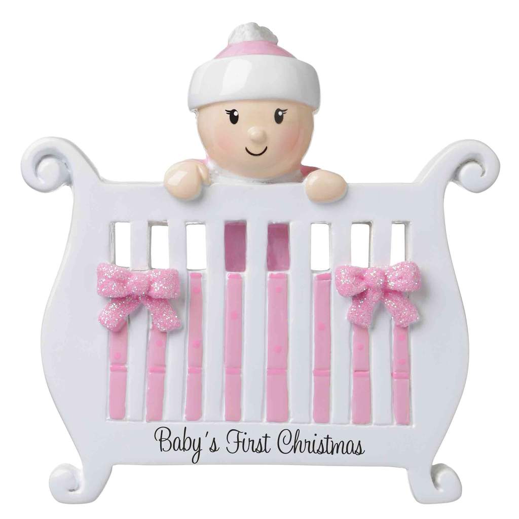 Baby Girl in Crib
