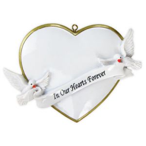 In Our Hearts Forever | Personalised Memorial Ornament