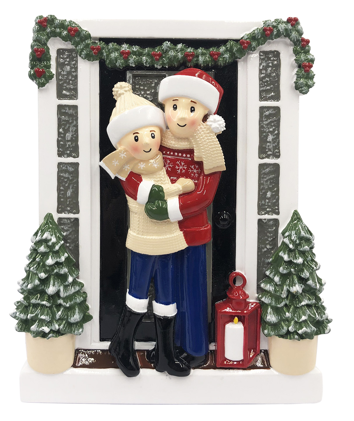 Farmhouse Family - Couple - Personalised Christmas Decoration