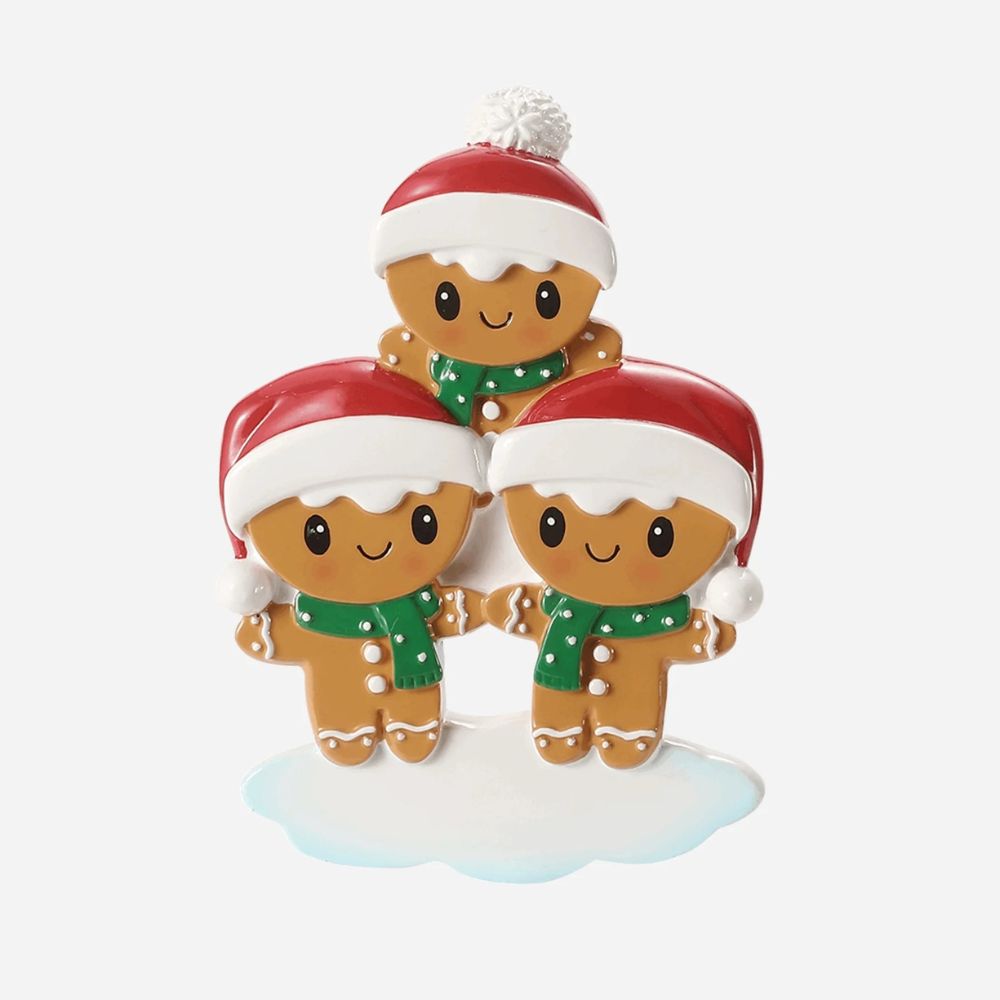 Gingerbread Family of 3