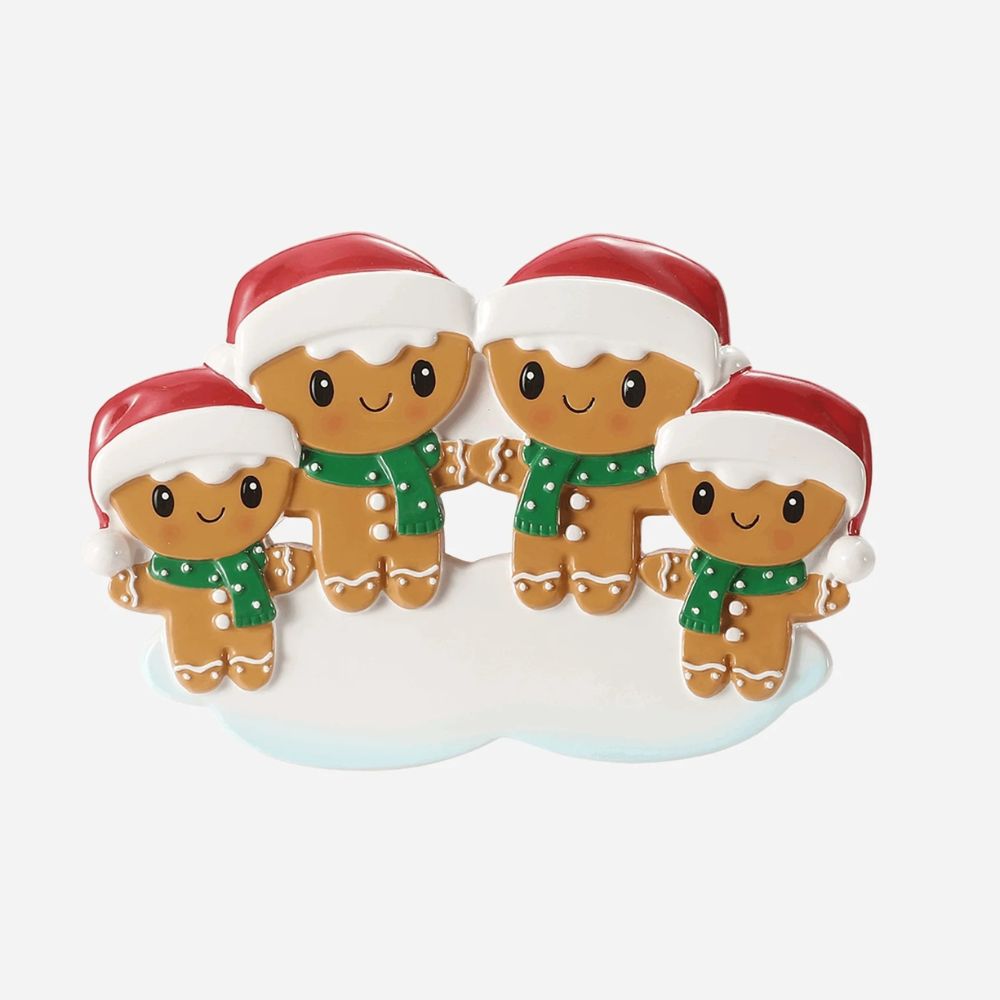 Gingerbread Family of 4