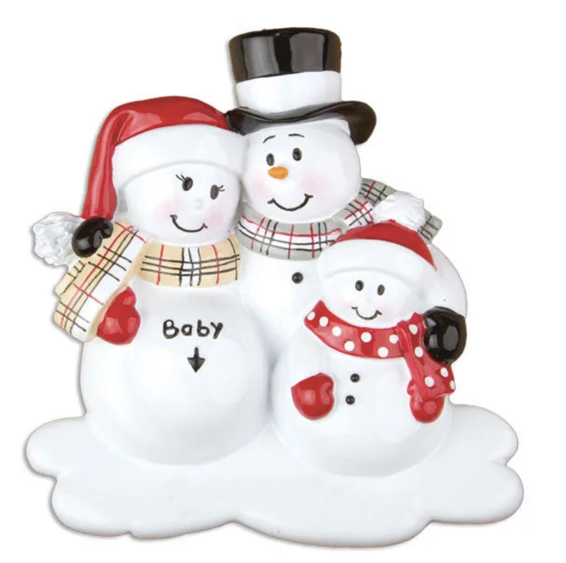 We Are Expecting with one child Personalised Christmas Decoration