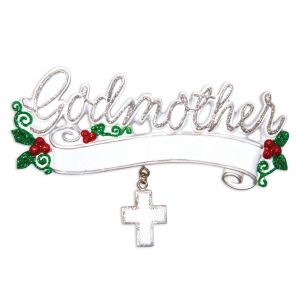 Godmother Personalised Christmas Decoration