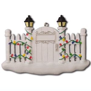 White Picket Fence Gate