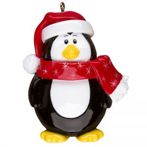 Penguin Character Personalised Christmas Decoration