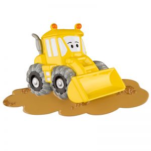 Bulldozer Personalised Christmas Decoration 