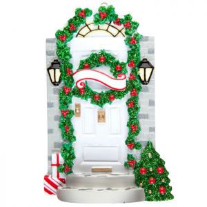 Front Door Personalised Christmas Decoration 