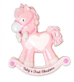 baby girl rocking horse