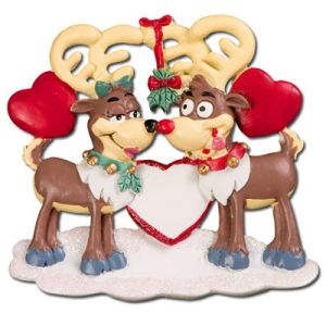 Reindeer Love Personalised Christmas Decoration