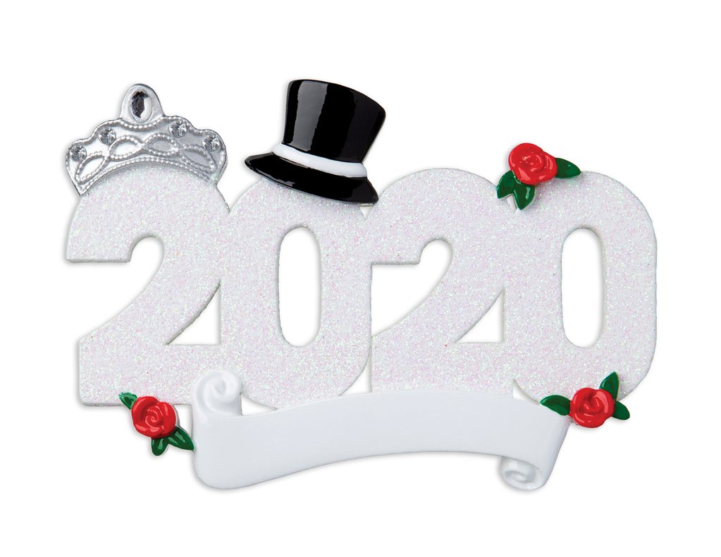 Wedding 2020 Personalised Christmas Decoration