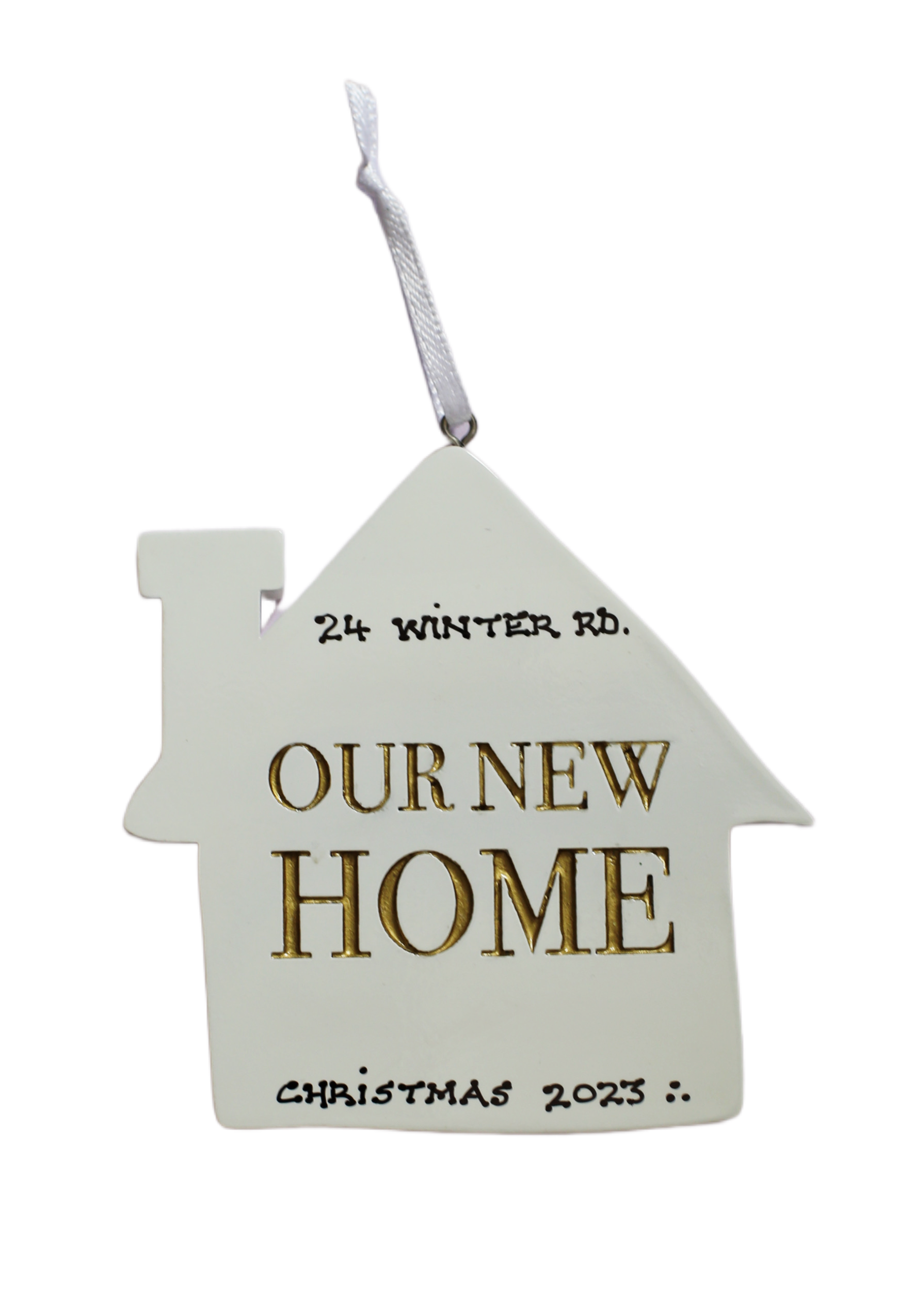 Our New Home - Personalised Christmas Decoration 